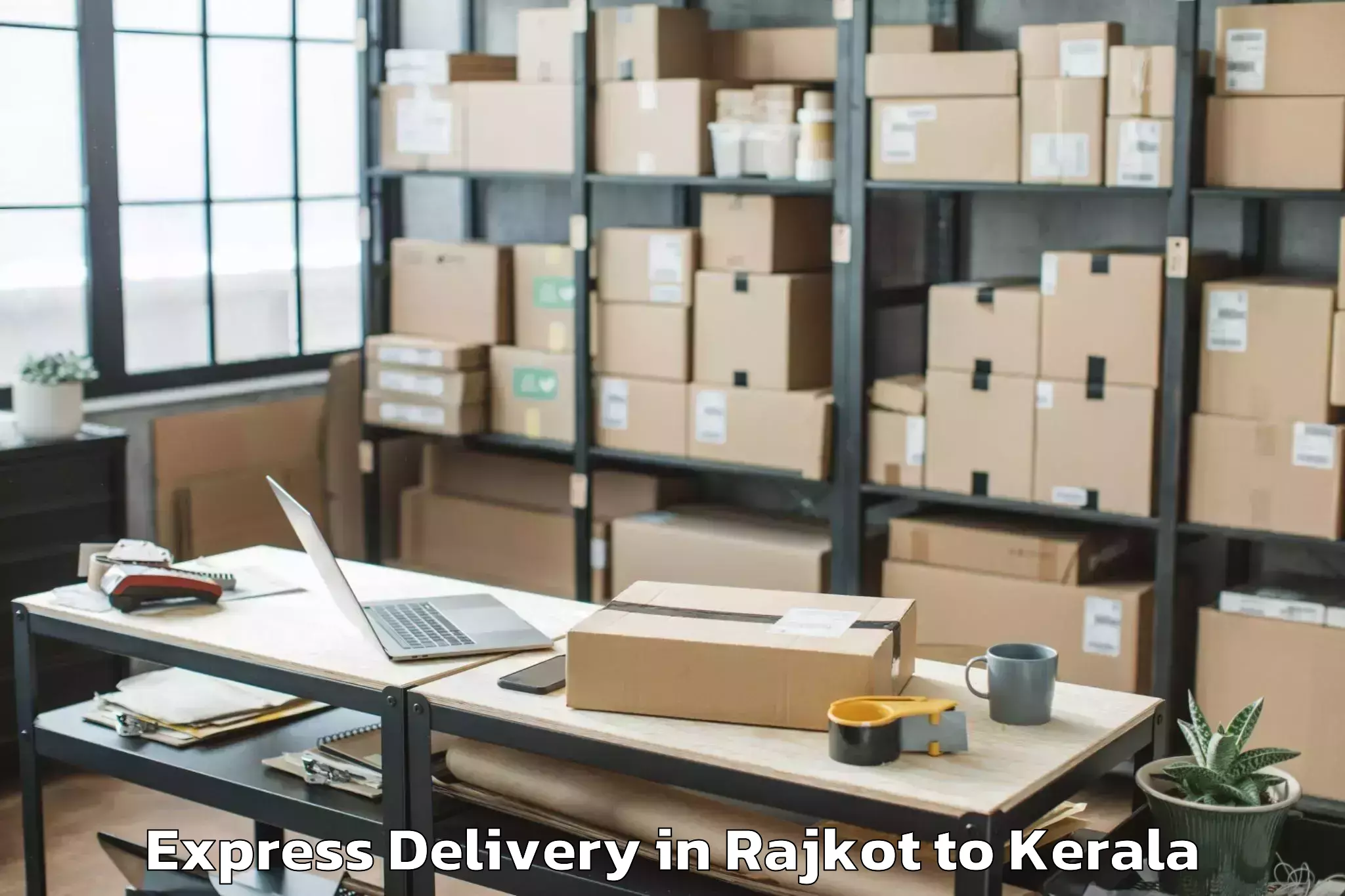 Book Rajkot to Vaikam Express Delivery Online